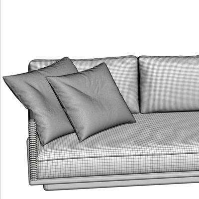 Kettal Giro 3 seater sofa ( corona7+vray ) — Вид 2