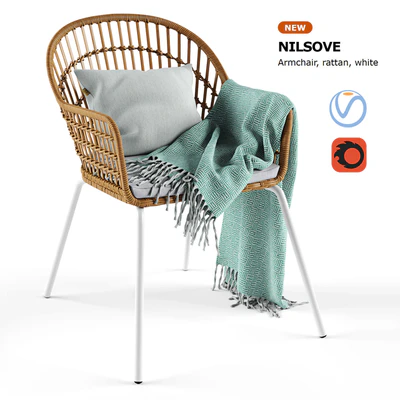 Armchair Rattan Nilsove Ikea — Вид 1