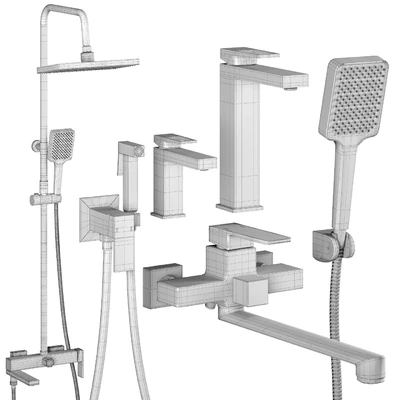 Shevanick set faucets and shower — Вид 3