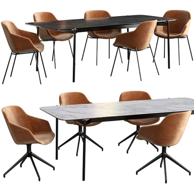 Dining table BoConcept Augusta+chair BoConcept Vienna — Вид 1