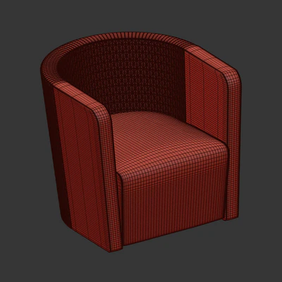 Malerba armchair red carpet collection (RC 508) — Вид 3