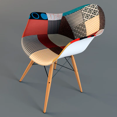 Стул Eames dsw patchwork — Вид 2