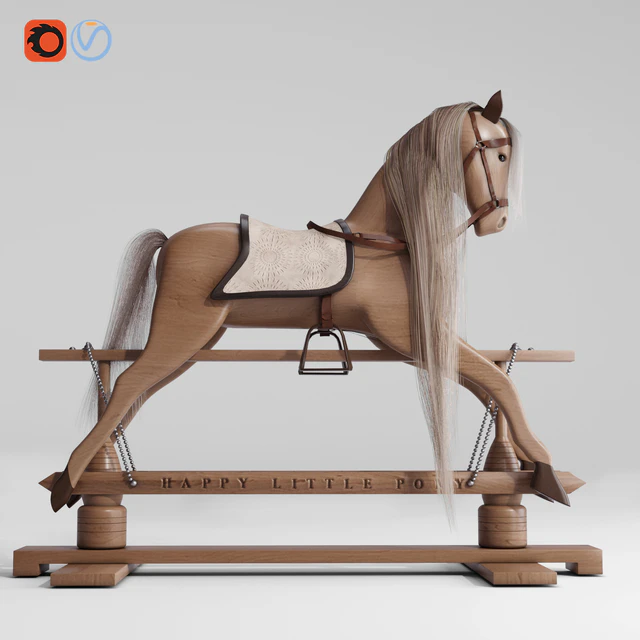 Rocking Horse Pony chair toy Rocker for Kids — Скачать
