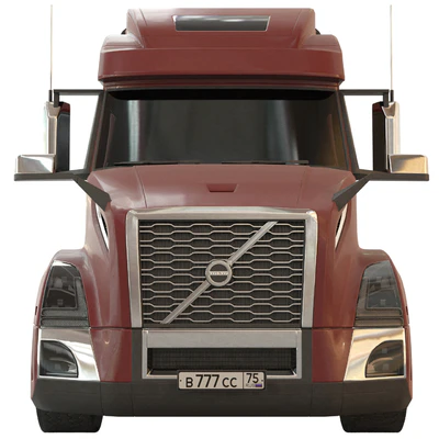 Volvo VNL Vinyl 760 Santa Tractor Truck — Вид 5