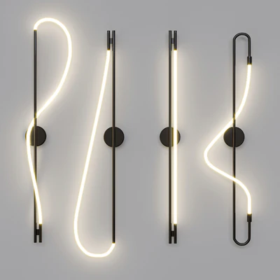 Luke Lamp Co Wall Sconce Black Set — Вид 1