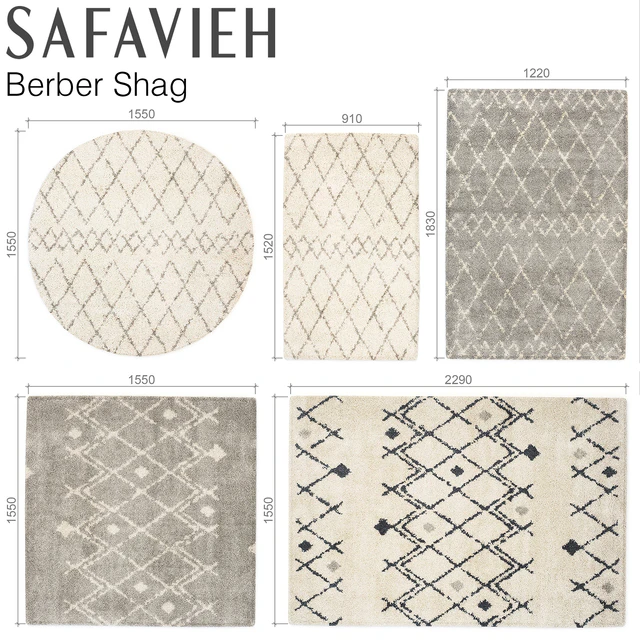 SAFAVIEH BERBER SHAG SET — Скачать