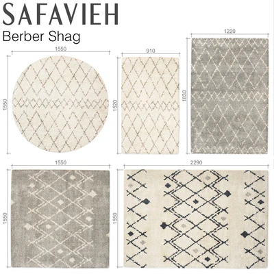 SAFAVIEH BERBER SHAG SET — Вид 3