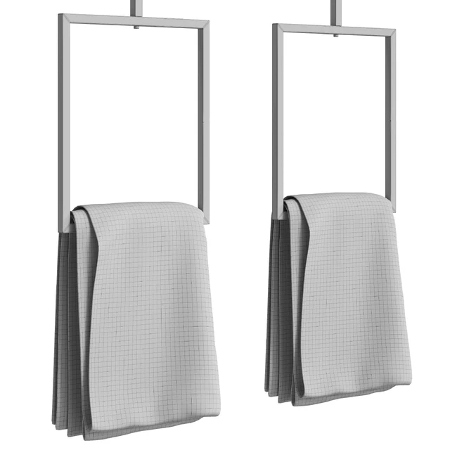Bathroom towels on a holder — Descargar