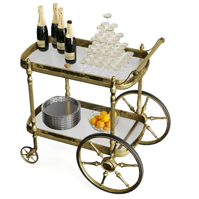 Bar cart champagne — Ver 4