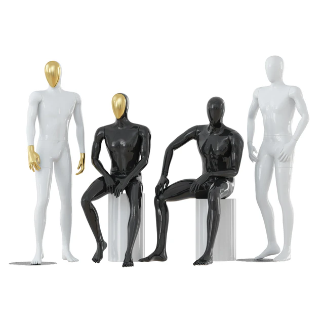Four abstract male mannequins 32 — Скачать