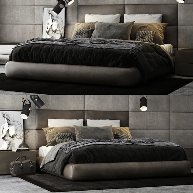 Poliform Dream Bed Headboard — Descargar