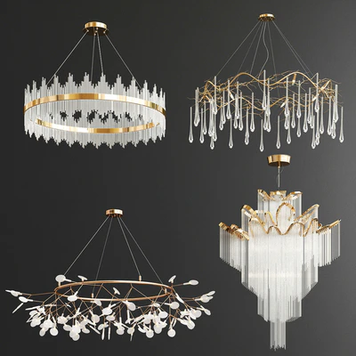 Four Exclusive Chandelier Collection 78 — Ver 1