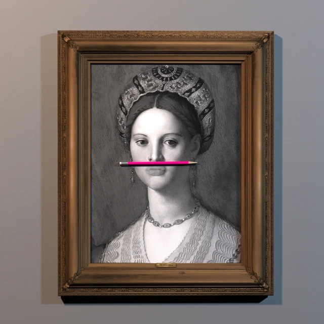 PINK ON CANVAS PENCIL MINEHEART — Descargar