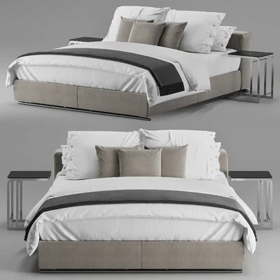 Flexform Groundpiece slim bed — Ver 1