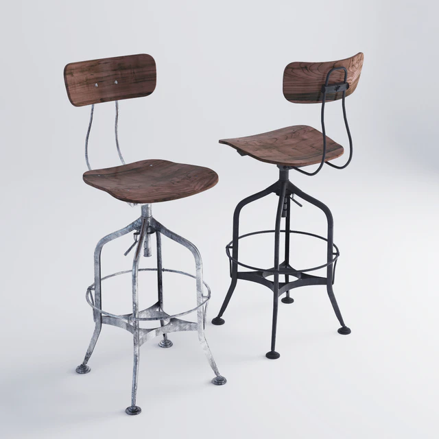 Wooden Antique Chair — Скачать