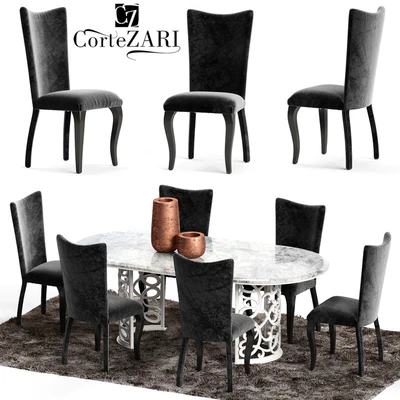 Corte Zari EVA Chair and FLORA Table — Вид 1