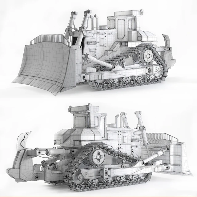 Dozer CAT D11R — Descargar