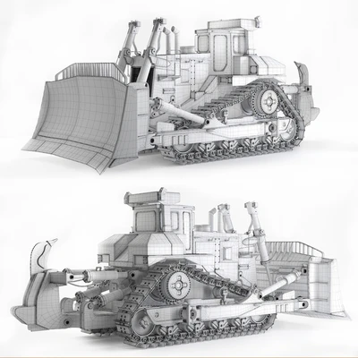 Dozer CAT D11R — Ver 2