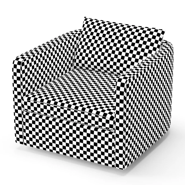 Bacall Curved Swivel Chair — Descargar