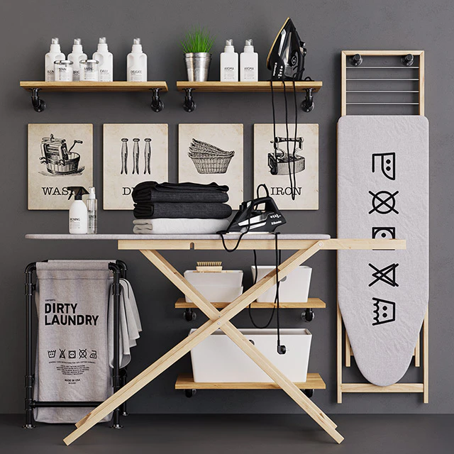 Wooden Ironing Board Set — Скачать