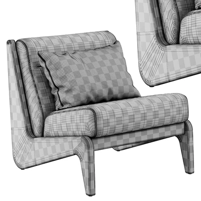 Wooden armchair Fletcher by Soho Home — Ver 5