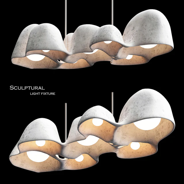 Sculptural Light Fixture — Скачать
