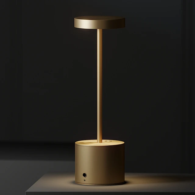 HISLE LUXCIOLE GM Table Lamp - 4 Different Metal Materials — Скачать