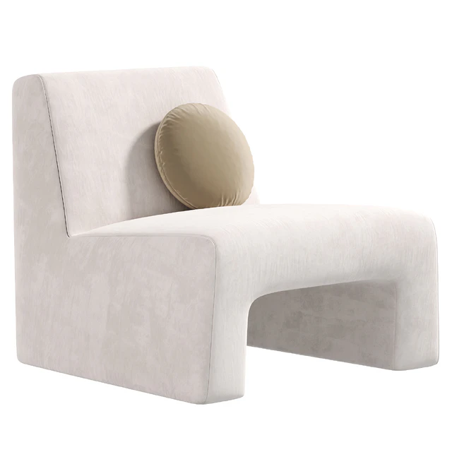 Dario Green Boucle Accent Chair by cb2, armchairs — Descargar