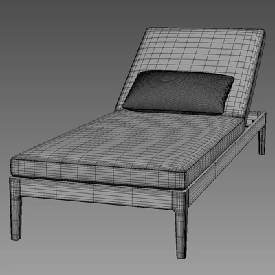 LAUREL TEAK CHAISE — Ver 2