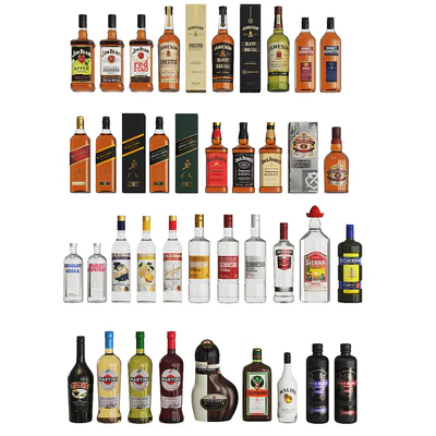 Alcohol bar set — Ver 1