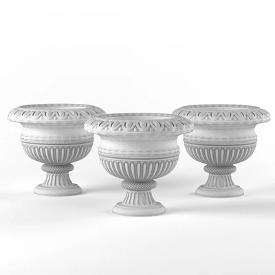 Декоративная ваза для цветочного горшка.Кашпо.Flowerpot — Вид 3