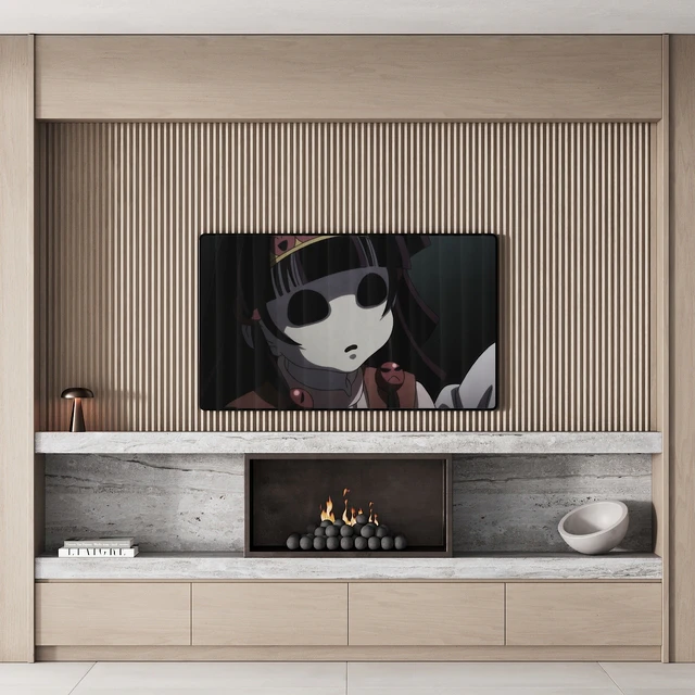 150 tv wall kit 02 modern japandi oak wood 02 — Скачать