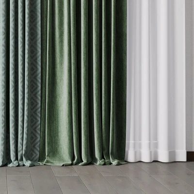 hadi curtain 57 collection green curtains — Ver 4