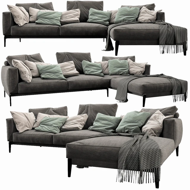 Flexform Romeo Chaise Lounge — Descargar