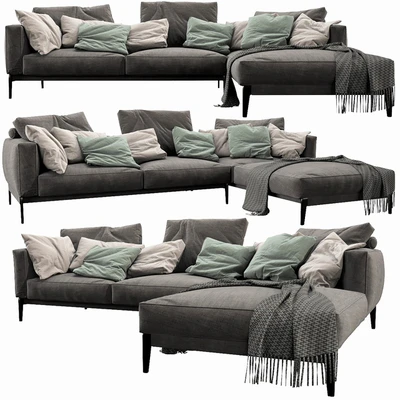 Flexform Romeo Chaise Lounge — Ver 2