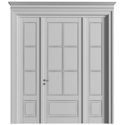 French Interior doors in classic style. French Art Deco Modern Door Partition.Entrance to the house — View 3