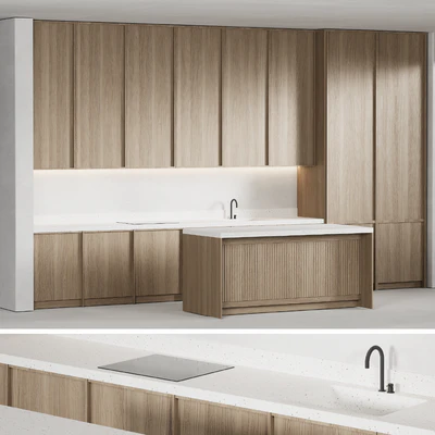 Japandi Kitchen — Ver 1
