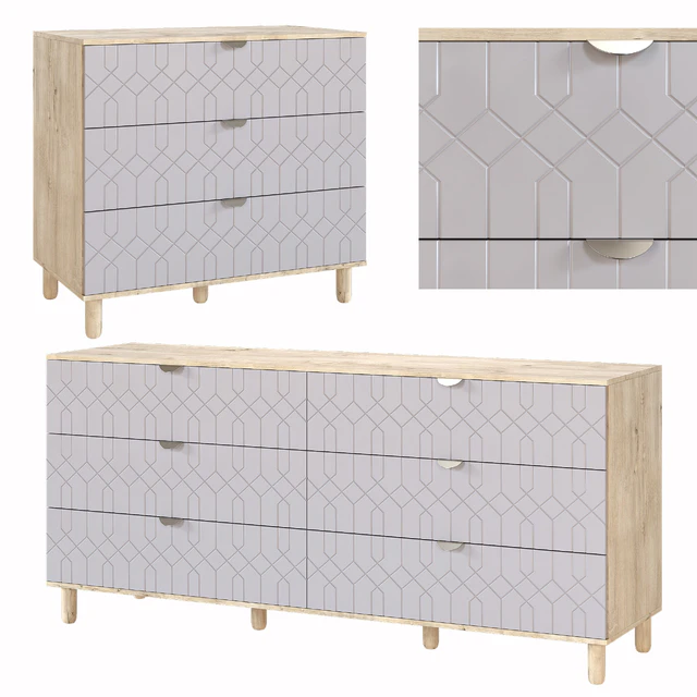 Chest of drawers Tejons-4, Tejons-3 Time Deco Santiago brand Divan.ru — Descargar