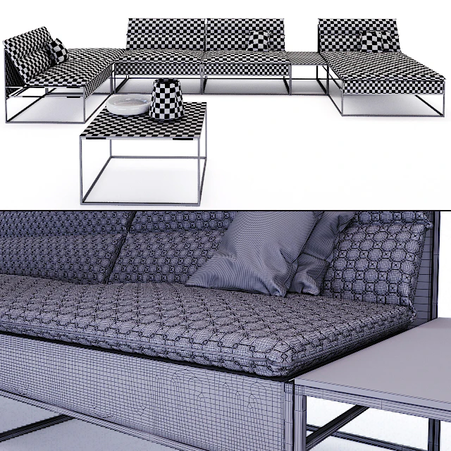 Il Loft Nikos-giorgio saporiti Диван(sofa) — Скачать