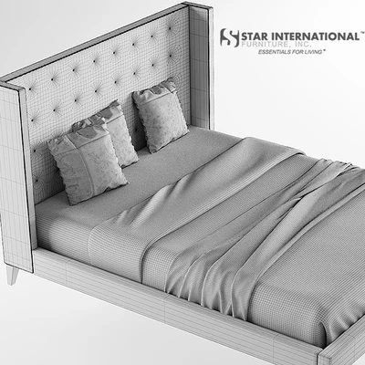 Rialto Wingback Platform Bed — Вид 3