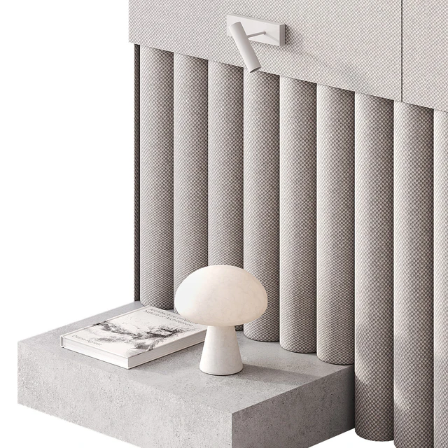 Bedroom headboard with Obello Table Lamp — Descargar