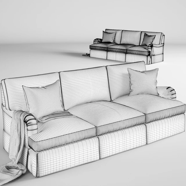 Baker Churchill Dressmaker Sofa No. 6122S — Descargar