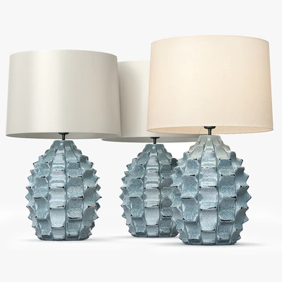 LuxDeco Bayern Table Lamp - Turquoise Base — Ver 2