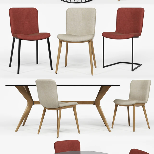 Calligaris ANNIE chair VORTEX TOKYO table — Скачать