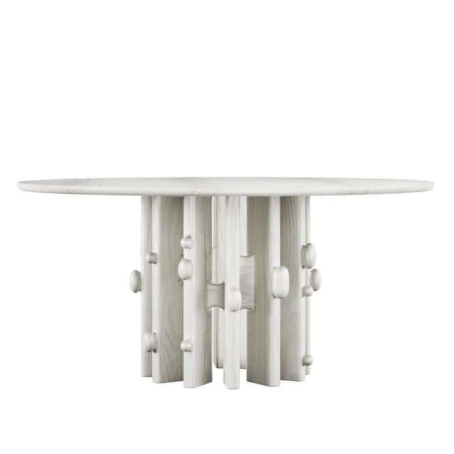 Round dining table CRAFT B01 from Aleks Home — Descargar