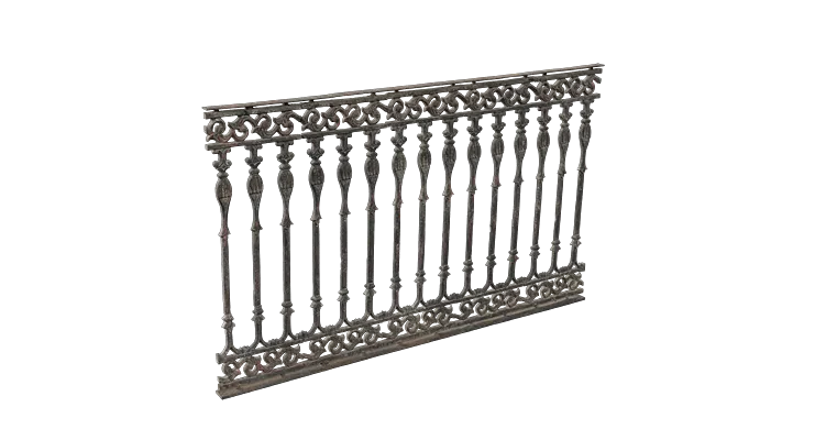 modular iron fence 003 — Descargar