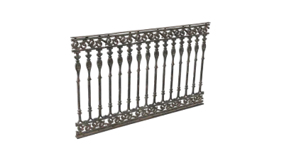 modular iron fence 003 — Descargar
