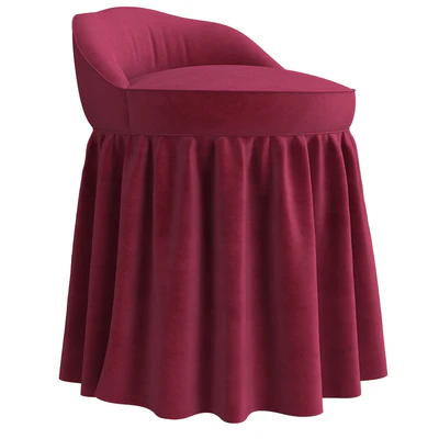 Monogrammed Slipcovered Swivel Stool  Ballard Designs — Вид 1