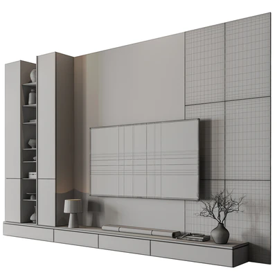 TV Wall Wooden - Set 186 — Вид 4