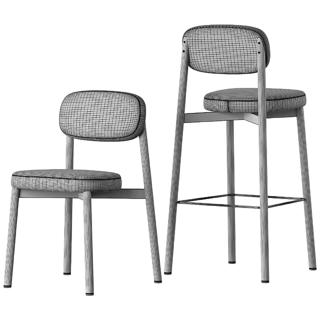 Residence chair by Jean Couvreur — Скачать